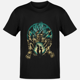 T-shirt Dragon Ball "Shadow Warriors" - Vegito Super Saiyajin Blue